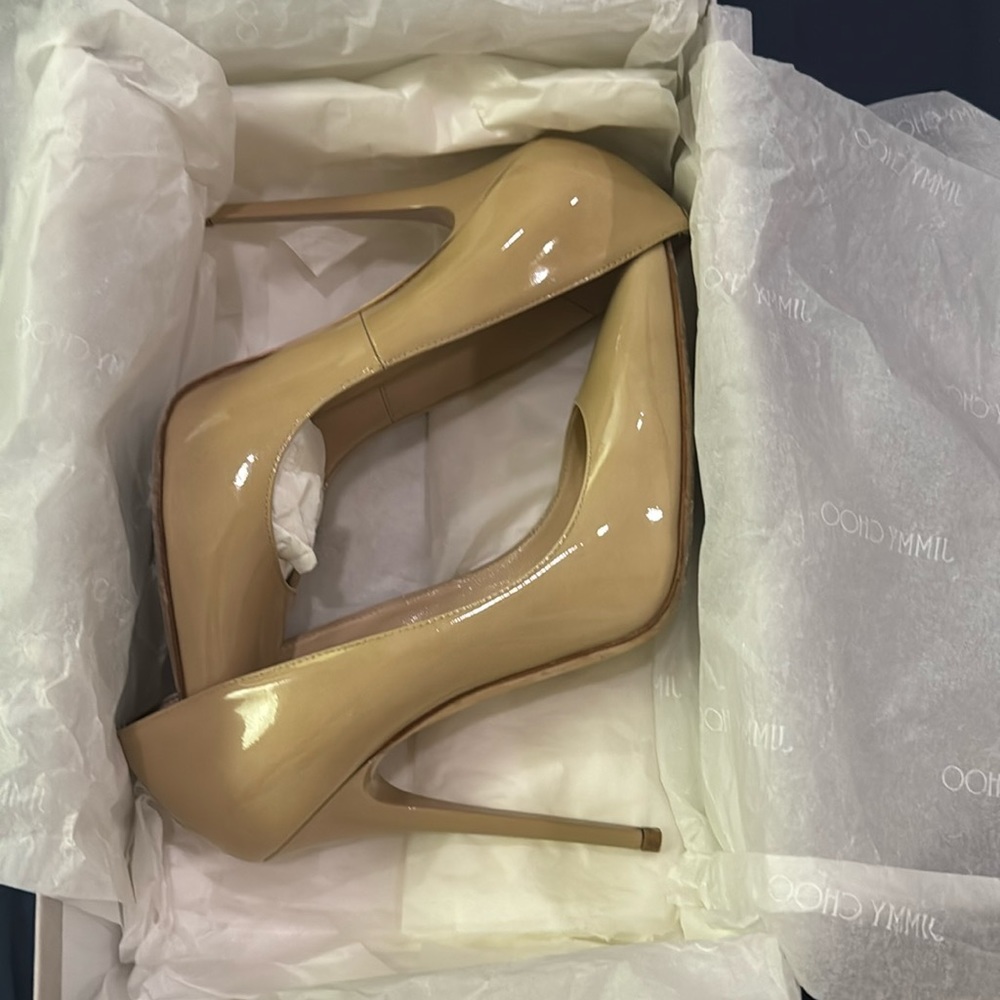 Jimmy Chooo size 37 ANOUK 37 PAT 247 nude